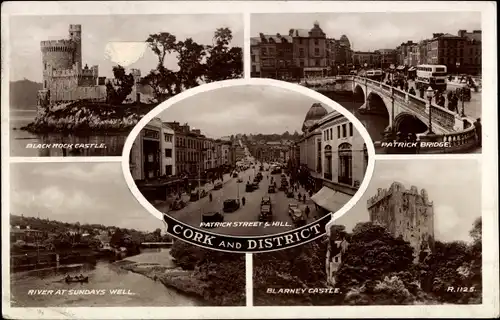 Ak Cork Irland, Blackrock Castle, Patrick Bridge, Patrick Street, Blarney Castle