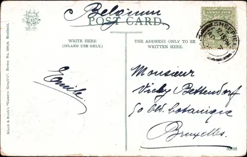 Ak Sheffield Yorkshire England, Pinstone Street