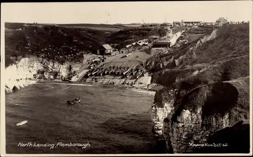 Ak Flambro Flamborough Yorkshire, North Landing