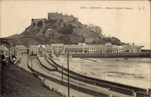 Ak Gorey Jersey Kanalinseln, Mont Orgueil Castle