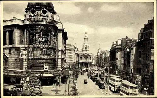 Ak London City England, The Strand