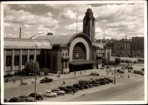 Ak Helsinki Helsingfors Finnland, Bahnhof