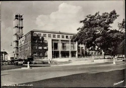 Ak Århus Aarhus Dänemark, Raadhuset