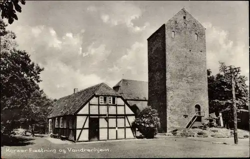 Ak Korsør Korsör Dänemark, Fæstning og Vandrerhjem