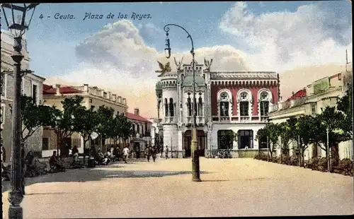 Ak Ceuta Spanien, Plaza de los Reyes