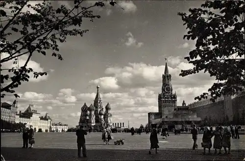 Ak Moskau Russland, Roter Platz