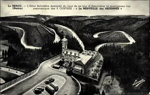 Ak Nadrin Houffalize Wallonien Luxemburg, Le Herou, Hotel Belvedere