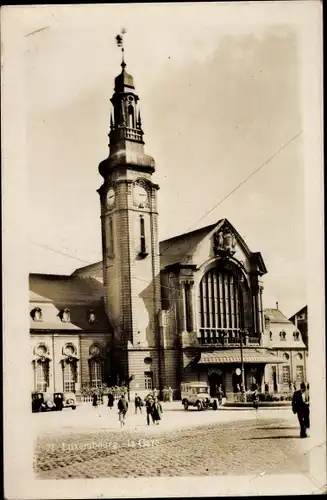 Ak Luxemburg Luxembourg, La Gare