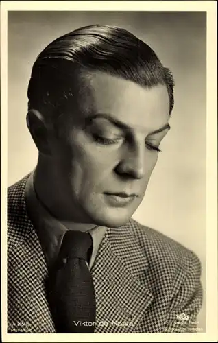 Ak Schauspieler Viktor de Kowa, Portrait, Anzug, Ross Verlag A 2954 1
