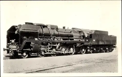 Ak Französische Eisenbahn, Les Locomotives Francaises, 141 P Compound, Tender 36 P