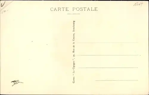 Künstler Ak Hansi, Jean Jacques Waltz, Alsace, Mädchen in Elsässer Tracht