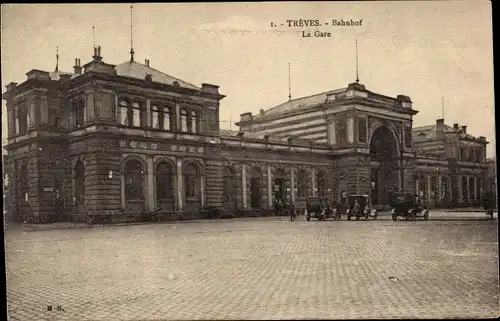 Ak Tréves Gard, Bahnhof