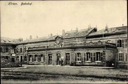 Ak Hirson Aisne, Bahnhof