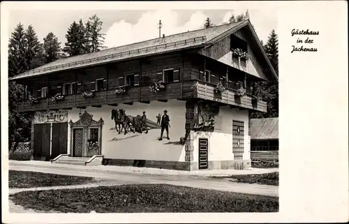 Ak Jachenau in Oberbayern, Gästehaus in der Jachenau