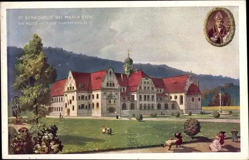 Ak Planegg in Oberbayern, Das St. Bennohaus bei Maria Eich