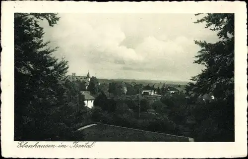 Ak Ebenhausen im Isartal Schäftlarn in Oberbayern, Teilansicht