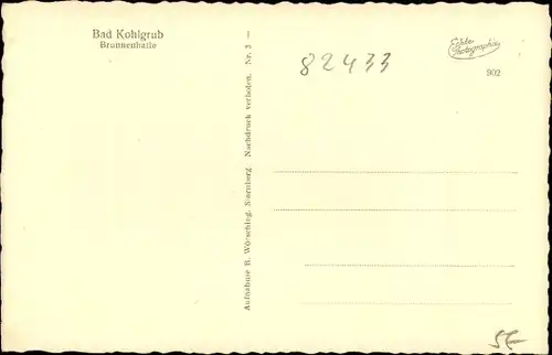 Ak Bad Kohlgrub in Oberbayern, Brunnenhalle