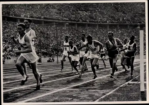 Sammelbild Olympia 1936, Staffellauf