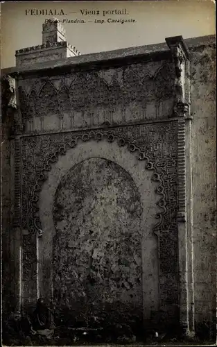Ak Fedhala Marokko, Vieux portail