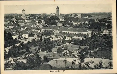 Ak Auerbach im Vogtland, Ortsansicht