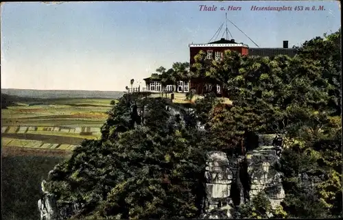 Ak Thale im Harz, Hexentanzplatz