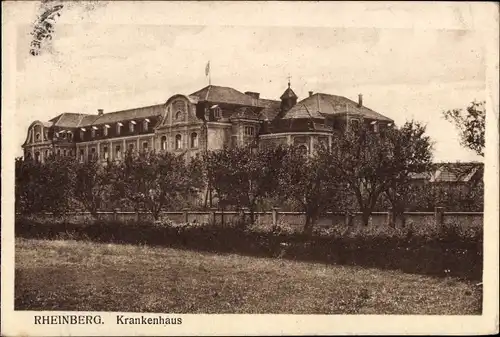 Ak Rheinberg am Niederrhein, Krankenhaus