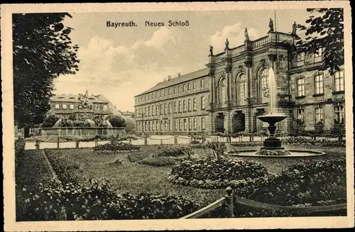 Ak Bayreuth in Oberfranken, Neues Schloss
