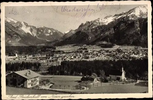 Ak Bad Reichenhall in Oberbayern, von Nonn gesehen