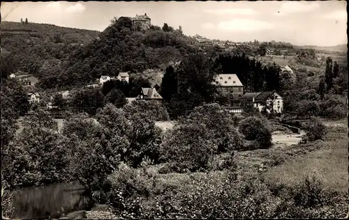 Ak Kirchen an der Sieg, Siegtal mit Freusburg