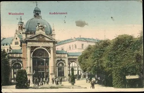 Ak Wiesbaden in Hessen, Kochbrunnen