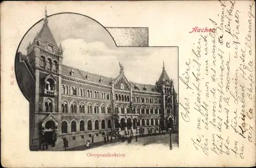 Ak Aachen in Nordrhein Westfalen, Oberpostdirektion