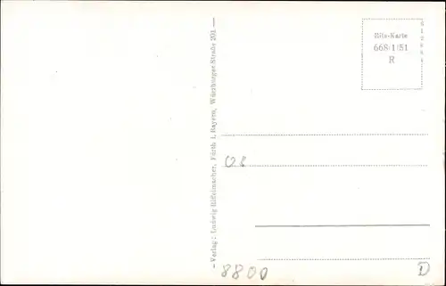 Ak Ansbach in Mittelfranken Bayern, Alter Hof am unteren Markt