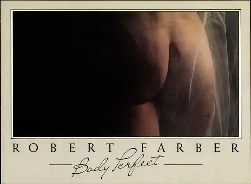 Ak Robert Farber Body Perfect, Frauenakt, Po