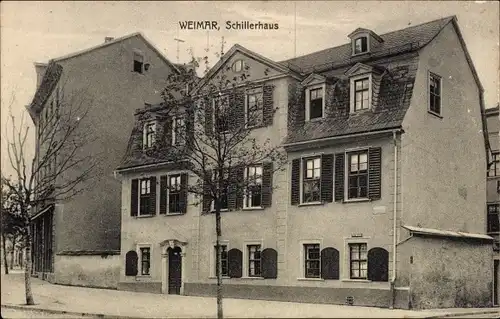 Ak Weimar in Thüringen, Schillerhaus