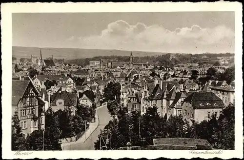 Ak Weimar in Thüringen, Gesamtansicht der Stadt