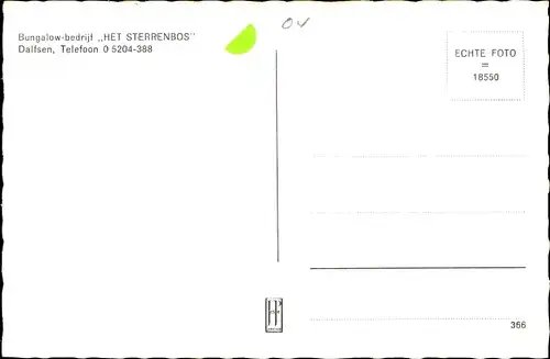 Ak Dalfsen Overijssel, Boerderij den Aalshorst