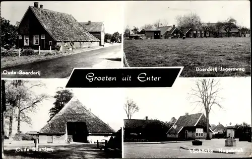 Ak Enter Overijssel, Oude Boerderij, Boerderij Jagersweg, 't Schopke Hogebrink