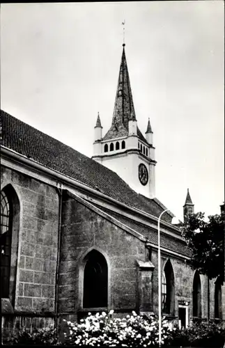 Ak Ommen Overijssel Niederlande, Kerk a.d. Noordzijde