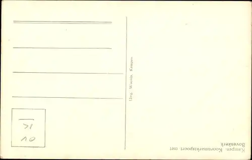 Ak Kampen Overijssel Niederlande, Koornmarktspoort, Bovenkerk