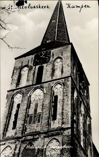 Ak Kampen Overijssel Niederlande, St. Nicolaaskerk, toren