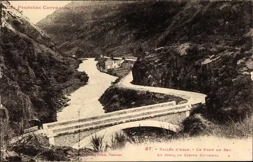 Ak Val d’Aran Valle de Aran Katalonien, Le Pont du Rey, Casino Espagnol