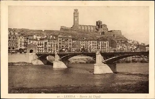 Ak Lérida Lleida Val d’Aran Valle de Aran Katalonien, Puente del Urgell