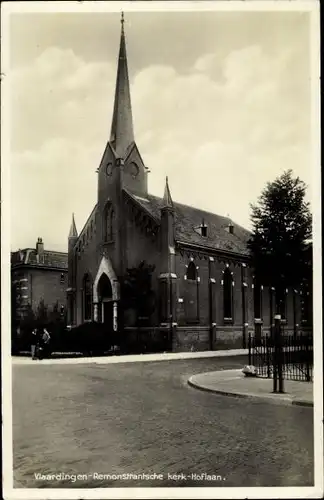 Ak Vlaardingen Südholland, Remonstrantsche Kerk, Hoflaan