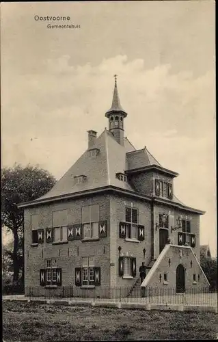 Ak Oostvoorne aan Zee Südholland, Gemeentehuis