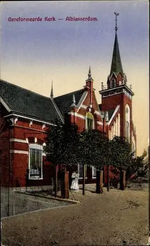 Ak Alblasserdam Südholland, Gereformeerde Kerk