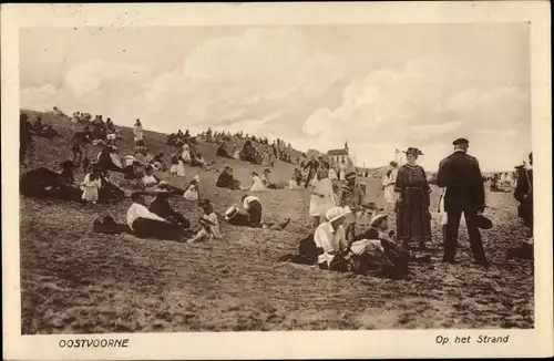 Ak Oostvoorne aan Zee Südholland, Strand