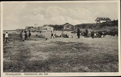 Ak Oostvoorne aan Zee Südholland, Strand