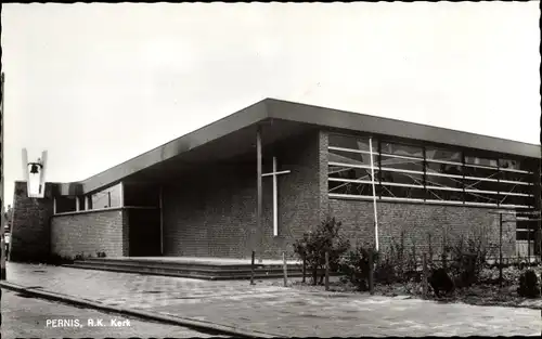 Ak Pernis Rotterdam Südholland Niederlande, R. K. Kerk