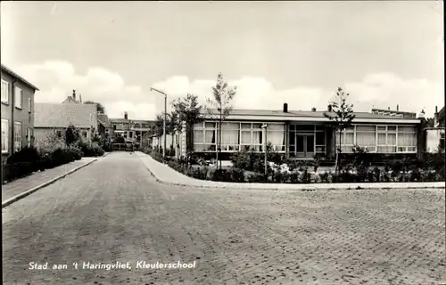 Ak Stad aan 't Haringvliet Südholland, Kleuterschool