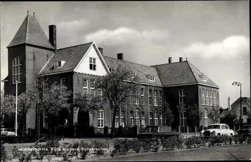 Ak Middelharnis Südholland, Rijks Hogere Burgerschool